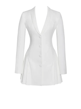 Blazer White Dress