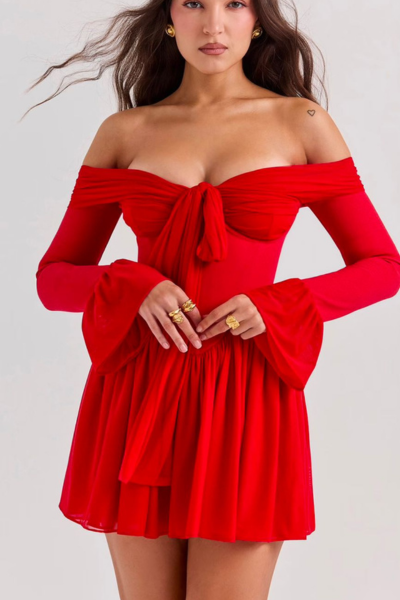 Red Bow Dress