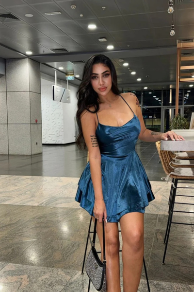 Indi Blue Short Dress