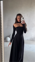 Black celeste dress