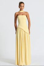 Butter yellow ryzah dress