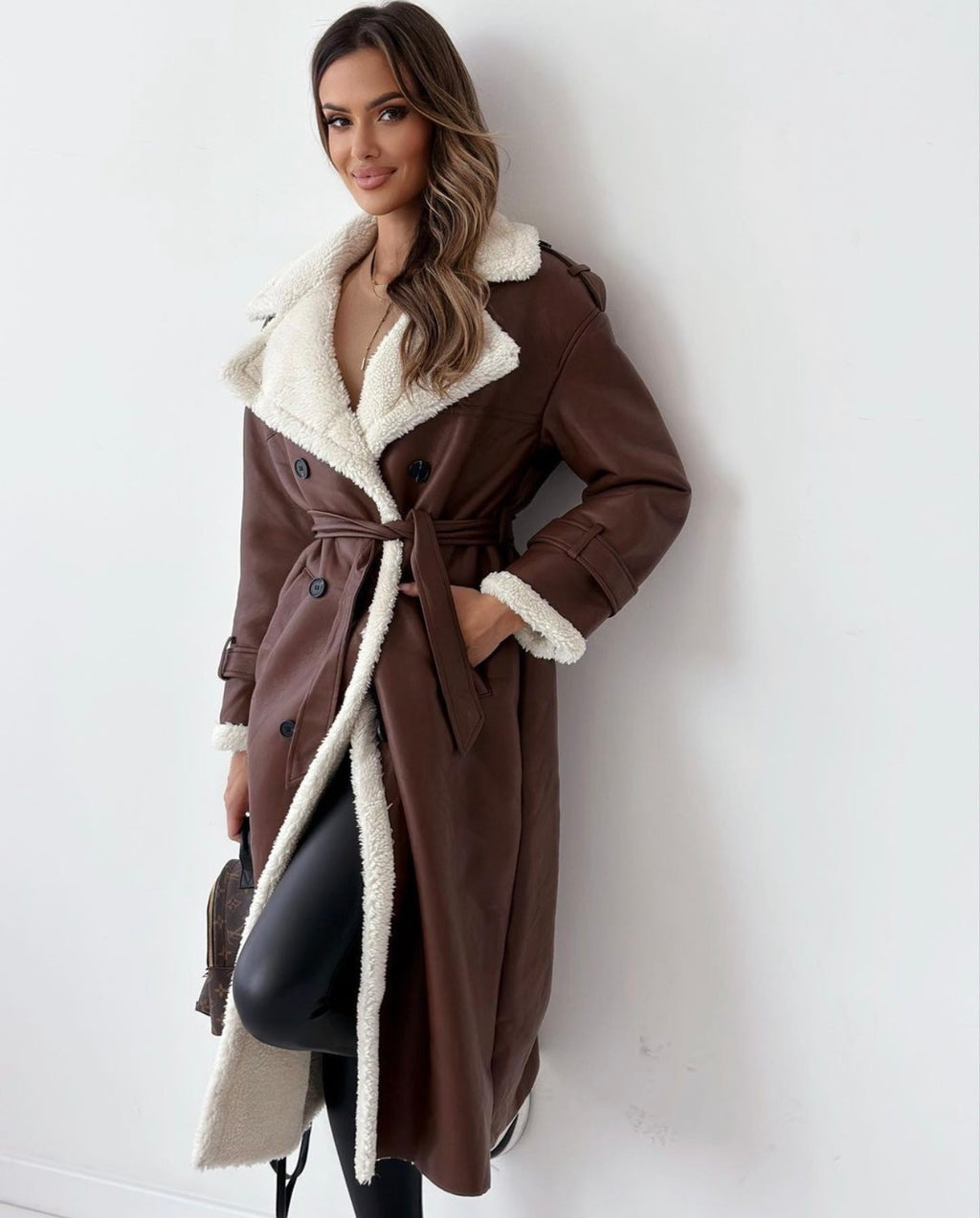 Coffee long coat