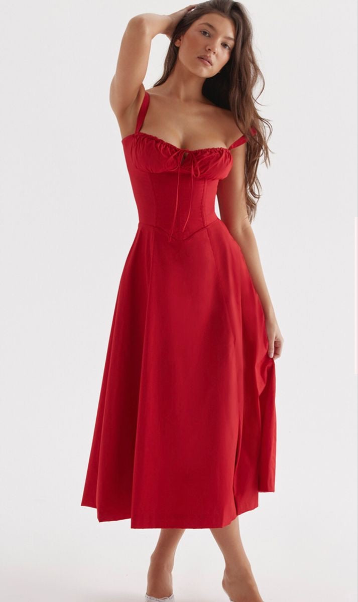 Summer flared dress