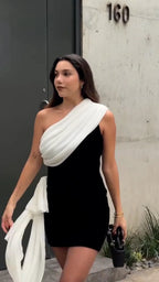 Black Short Tail Dress