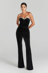 Black embroidered Co-rd