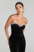 Black embroidered Co-rd