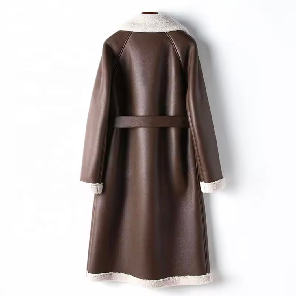 Coffee long coat