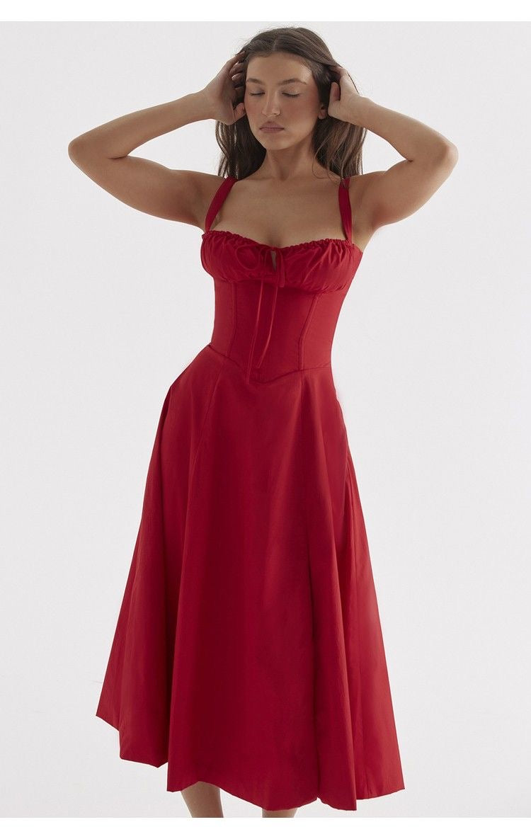 Summer flared dress