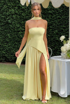 Butter yellow ryzah dress