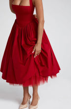 Red cinderella dress