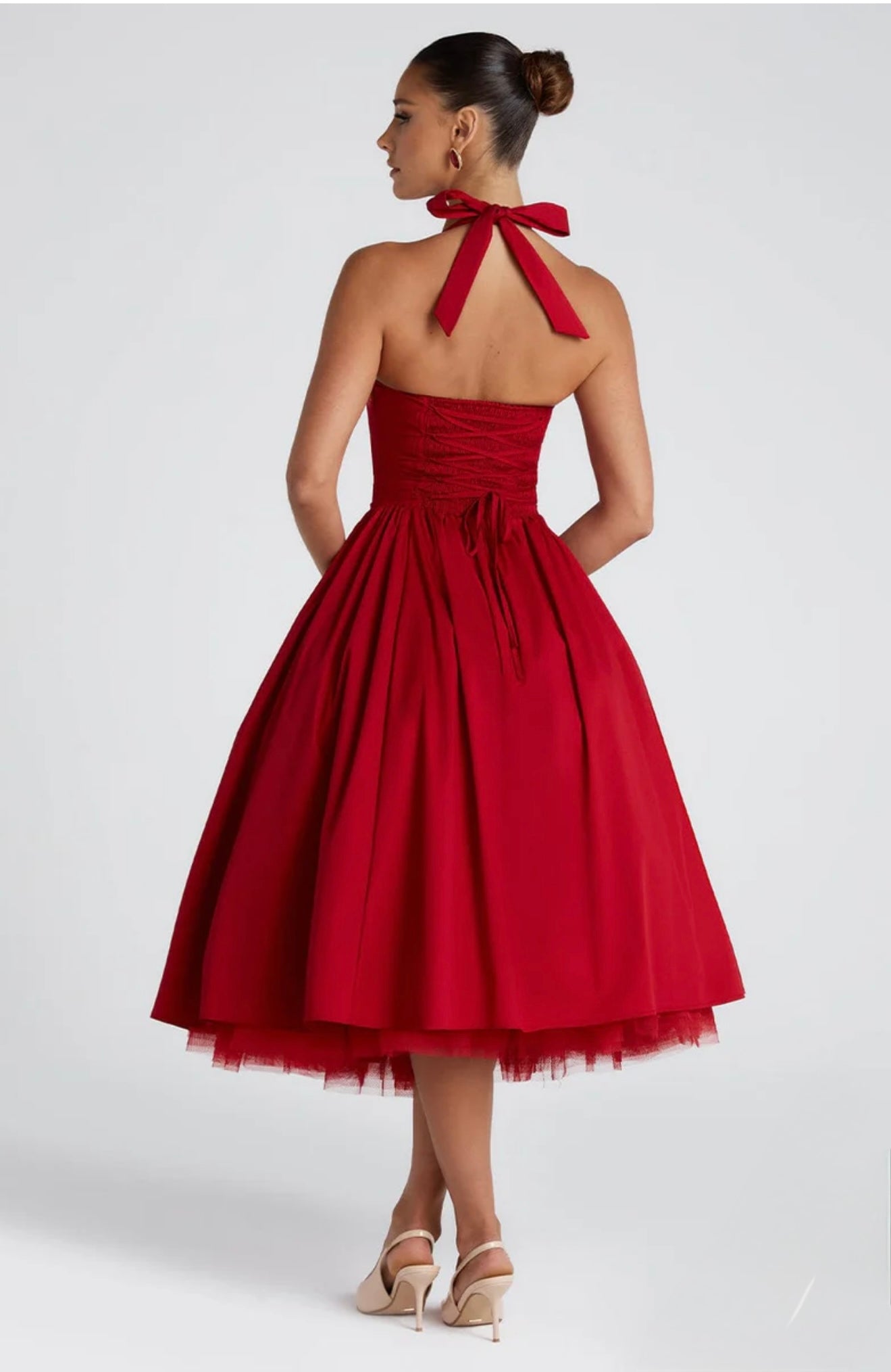 Red cinderella dress