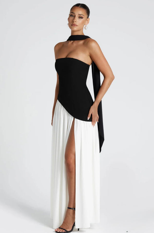 Ryzah black and white dress