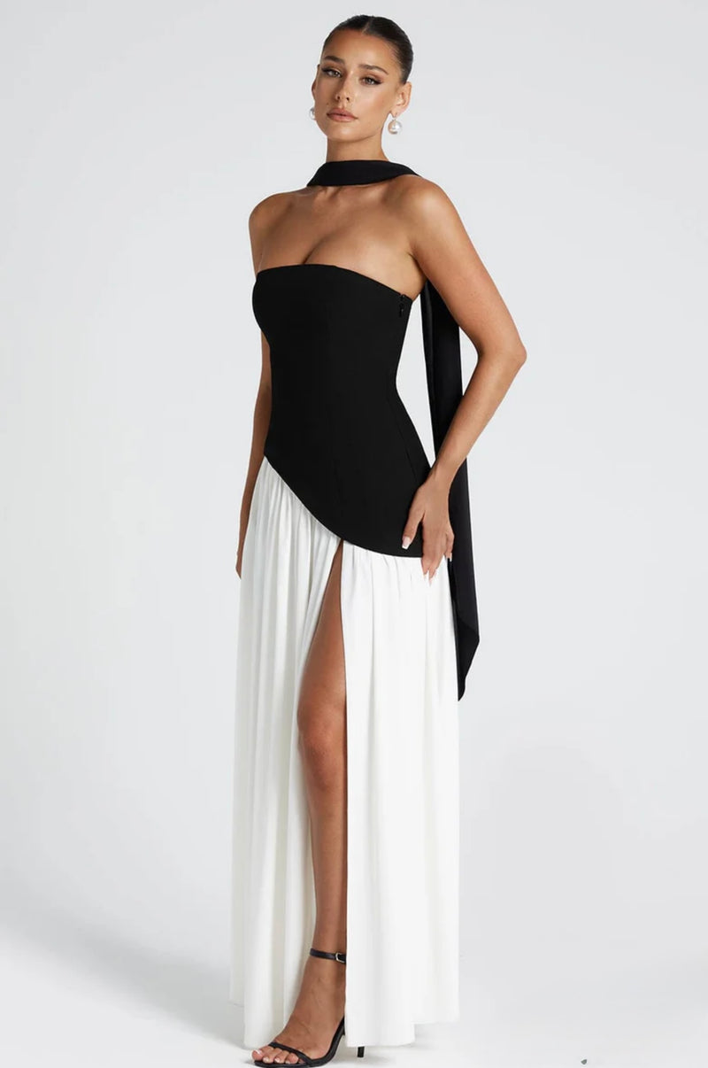 Ryzah black and white dress