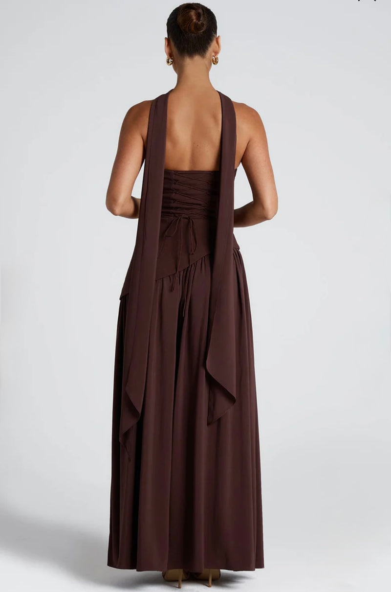 Ryzah brown dress