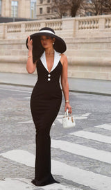 Black power dress
