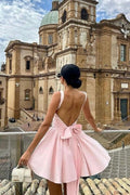 Pink bow dress