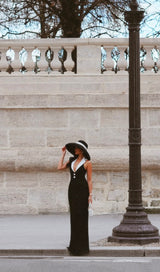Black power dress