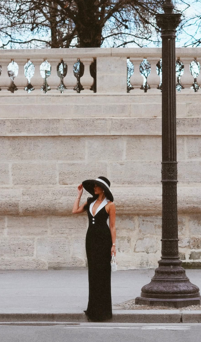 Black power dress