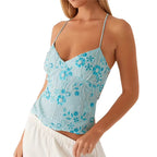 Beaded y2k top