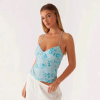 Beaded y2k top