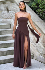 Ryzah brown dress