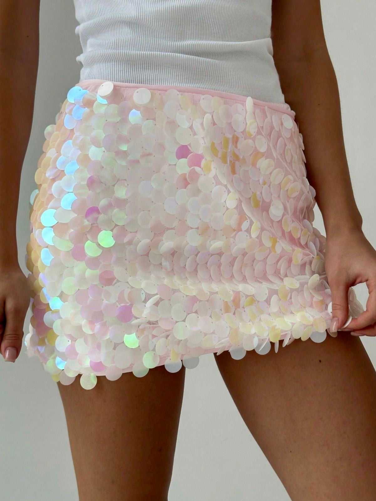 Sequin skirt