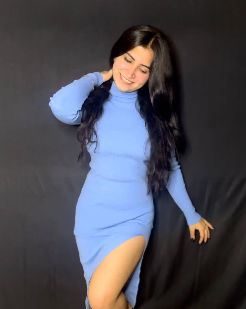 Blue Bodycon dress