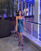Indi Blue Short Dress