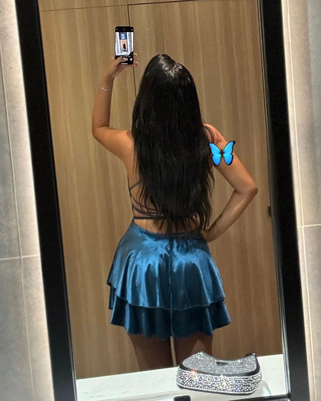 Indi Blue Short Dress