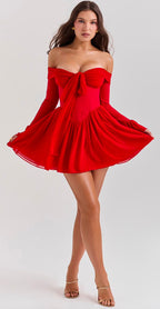 Red Bow Dress