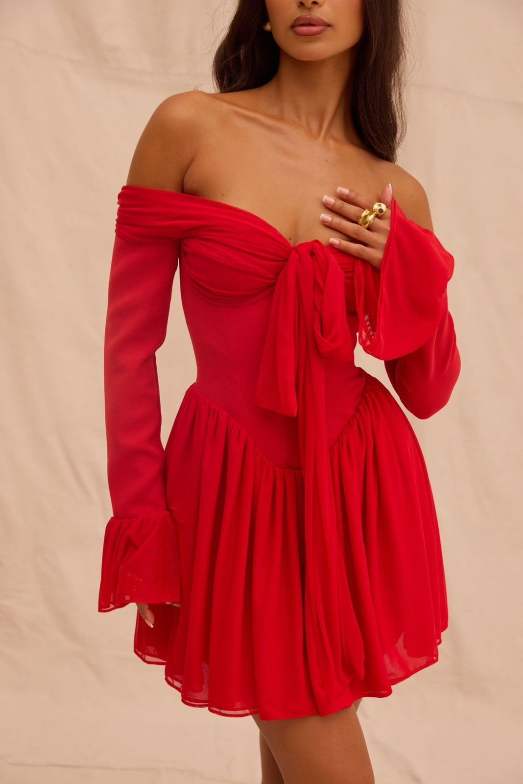 Red Bow Dress