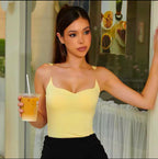 Yellow Barely There Top