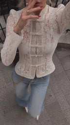 Victoria lace top