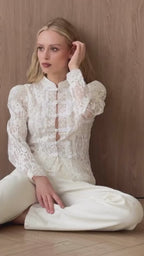 Victoria lace top